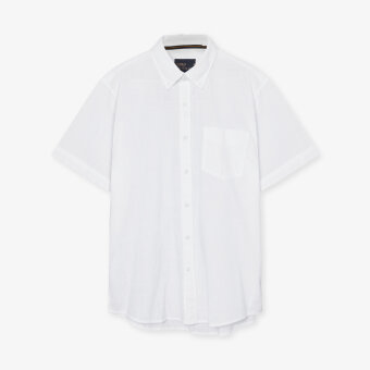 Signal - Signal - Teis structure shirt | K/Æ Skjorte White