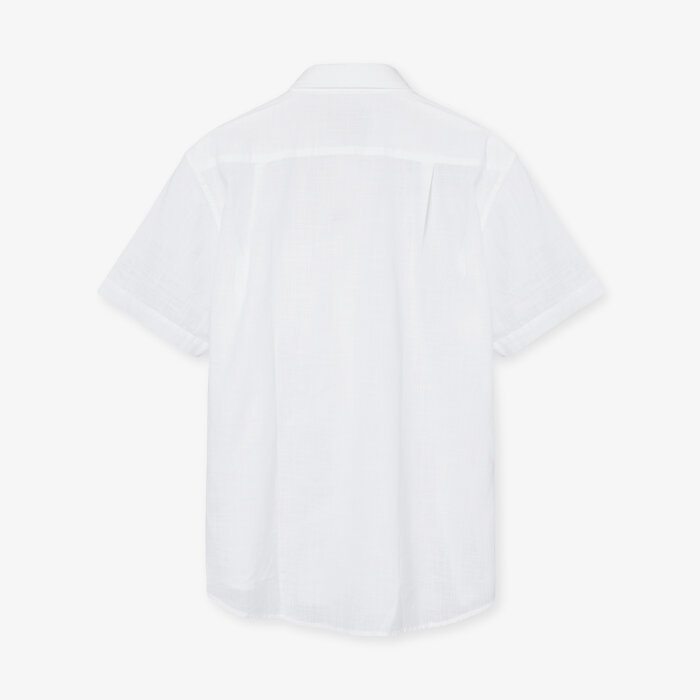 Signal - Signal - Teis structure shirt | K/Æ Skjorte White