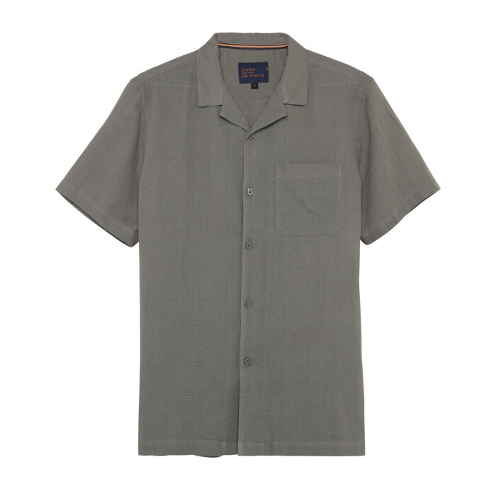 Signal - Signal - Terkel loose shirt | K/Æ Skjorte  Green Kalamata
