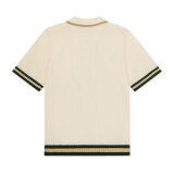 LES DEUX - Les Deux - Lace knitted polo | Polo T-shirt Eggnog White