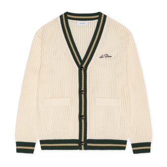 LES DEUX - Les Deux - Lace knitted cardigan | Eggnog White 