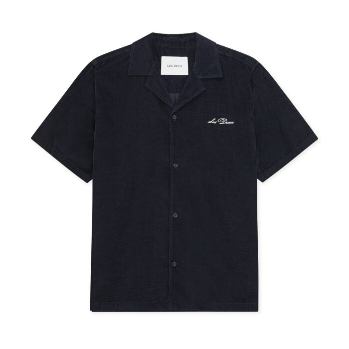 LES DEUX - Les Deux - Signature cord shirt | K/Æ Skjorte Dark Blue Night