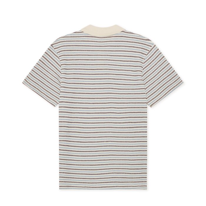 LES DEUX - Les Deux - knitted stripe polo | Polo T-shirt Eggnog White 