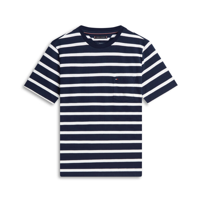 Tommy Hilfiger  - Tommy Hilfiger - Stripe Patch Pocket Jersey  | T-shirt 