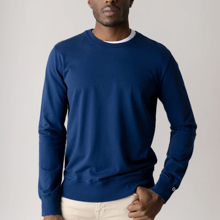 Mos Mosh Gallery - Mos Mosh - MMGCosta crew neck sweat | Sweatshirt Esate Blue