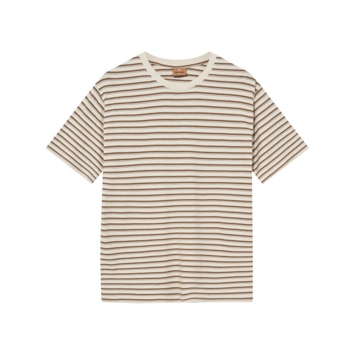 Mos Mosh Gallery - Mos Mosh - MMGDani stripe o-ss tee | T-shirt Toasted Coconut