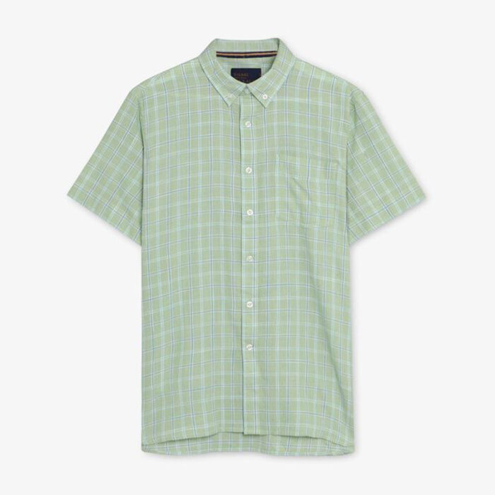Signal - Signal - Troels pop check shirt | K/Æ Skjorte Laurel Green