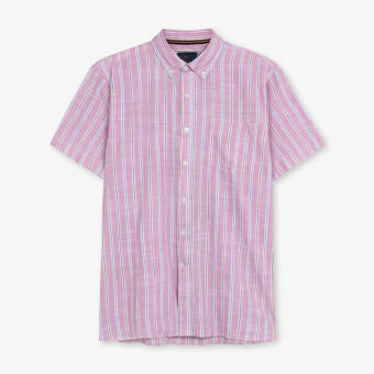 Signal - Signal - Hunk pop stripe shirt | K/Æ Skjorte Mauve Rose