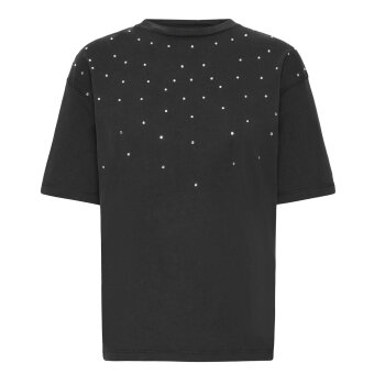 ICHI ( Dame ) - ICHI - IHPEONIE SS | T-SHIRT BLACK