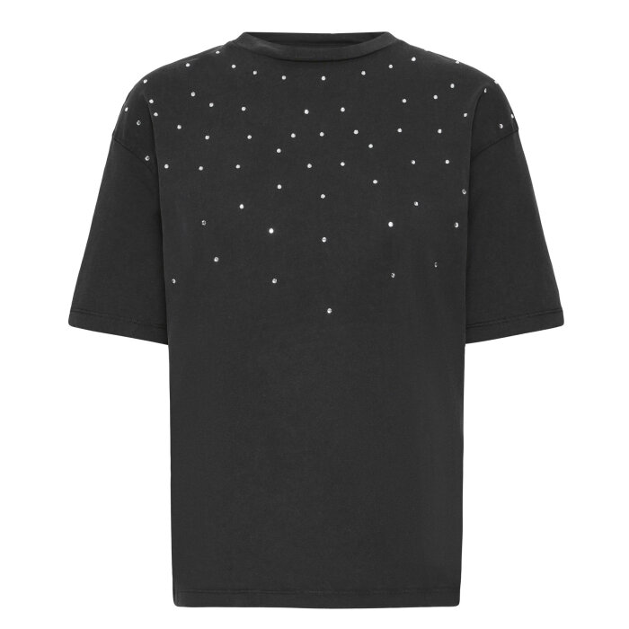 ICHI ( Dame ) - ICHI - IHPEONIE SS | T-SHIRT BLACK