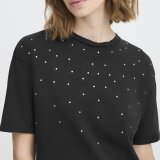 ICHI ( Dame ) - ICHI - IHPEONIE SS | T-SHIRT BLACK ICHI ( Dame ) - ICHI - IHPEONIE SS | T-SHIRT BLACK