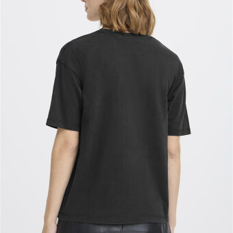 ICHI ( Dame ) - ICHI - IHPEONIE SS | T-SHIRT BLACK