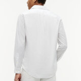 Tommy Hilfiger  - Tommy Hilfiger - Flex poplin mini print | Skjorte White