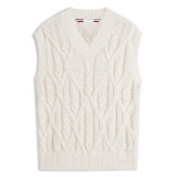 Tommy Hilfiger - Tommy Hilfiger - Cable knit vest | Vest Ivory Petal Tommy Hilfiger - Tommy Hilfiger - Cable knit vest | Vest Ivory Petal
