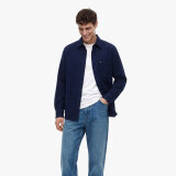 Tommy Hilfiger - Tommy Hilfiger - Overshirt lyocell structure | Overshirt Carbon Navy Tommy Hilfiger - Tommy Hilfiger - Overshirt lyocell structure | Overshirt Carbon Navy