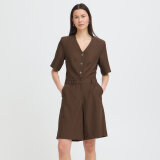 ICHI ( Dame ) - ICHI - IHFAVA LONG SHO | SHORTS SLATE BLACK MELANGE ICHI ( Dame ) - ICHI - IHFAVA LONG SHO | SHORTS SLATE BLACK MELANGE
