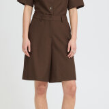 ICHI ( Dame ) - ICHI - IHFAVA LONG SHO | SHORTS SLATE BLACK MELANGE ICHI ( Dame ) - ICHI - IHFAVA LONG SHO | SHORTS SLATE BLACK MELANGE
