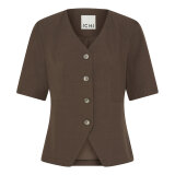 ICHI ( Dame ) - ICHI - IHFAVA SS BL | BLAZER SLATE BLACK MELANGE