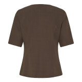 ICHI ( Dame ) - ICHI - IHFAVA SS BL | BLAZER SLATE BLACK MELANGE
