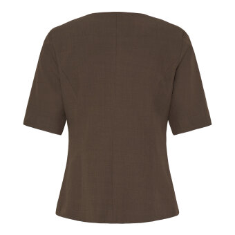 ICHI ( Dame ) - ICHI - IHFAVA SS BL | BLAZER SLATE BLACK MELANGE