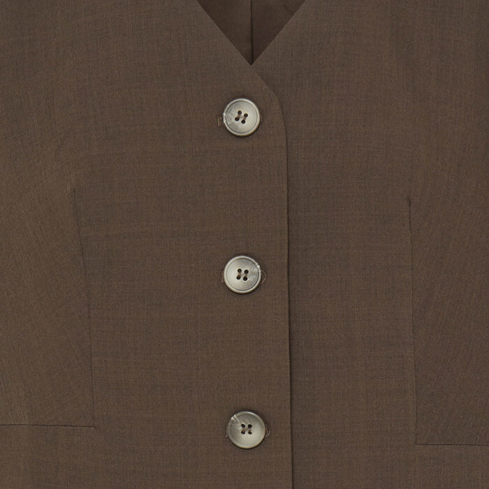 ICHI ( Dame ) - ICHI - IHFAVA SS BL | BLAZER SLATE BLACK MELANGE