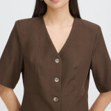 ICHI ( Dame ) - ICHI - IHFAVA SS BL | BLAZER SLATE BLACK MELANGE