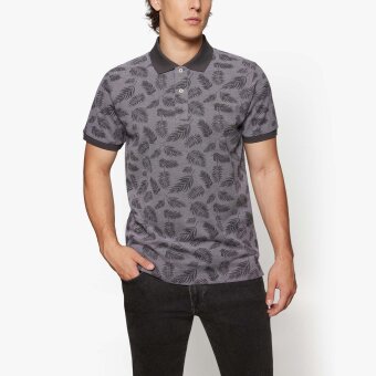 Signal - Signal - Griffin jacquard | Polo T-shirt Shadow Grey