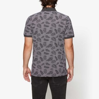 Signal - Signal - Griffin jacquard | Polo T-shirt Shadow Grey