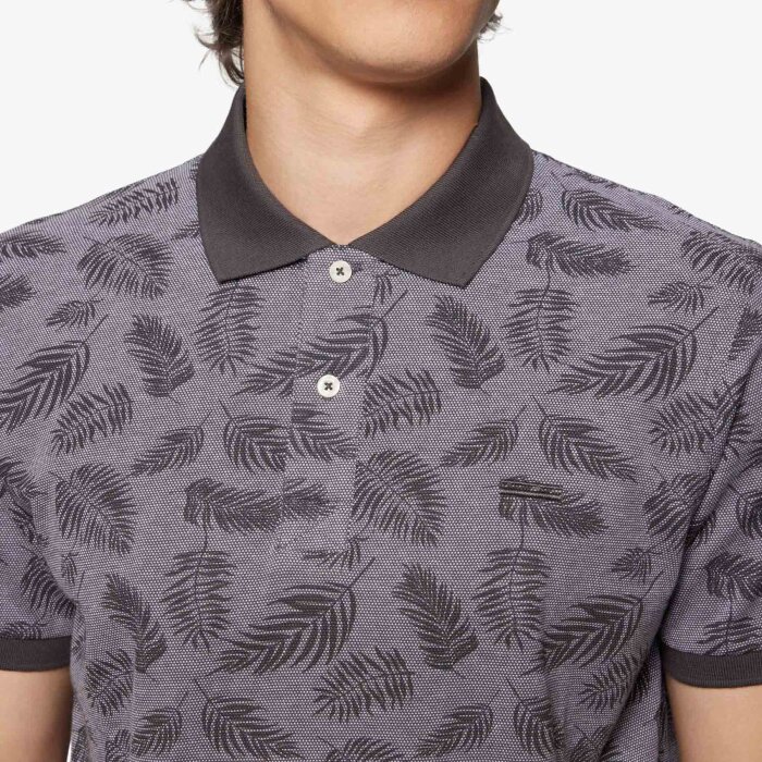 Signal - Signal - Griffin jacquard | Polo T-shirt Shadow Grey