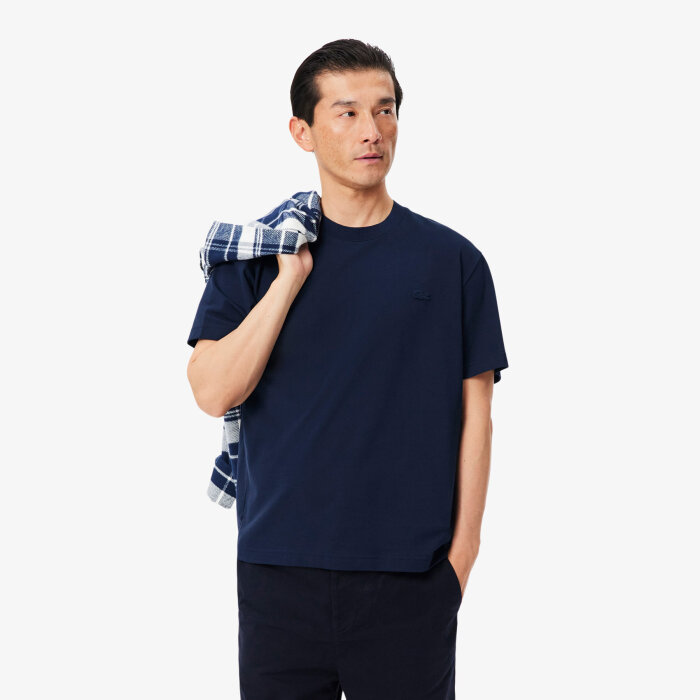 Lacoste - Lacoste - TH9078 | T-shirt Navy Blue
