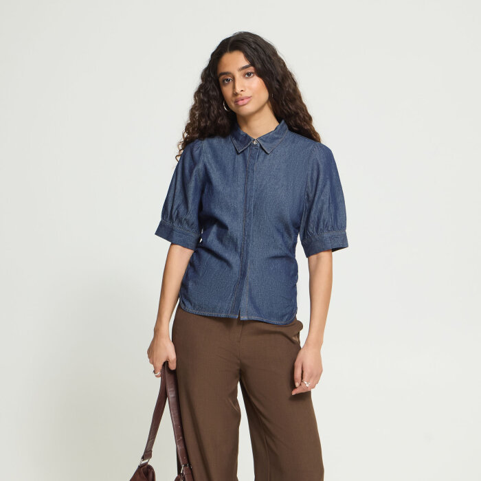 ICHI ( Dame ) - ICHI - IHARCHER | SKJORTE DENIM AUTH