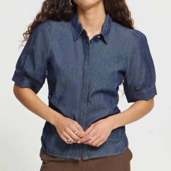ICHI ( Dame ) - ICHI - IHARCHER | SKJORTE DENIM AUTH