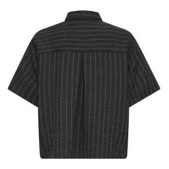 ICHI ( Dame ) - ICHI - IHFIENNA SH | SKJORTE BLACK AND WHITE STRIPE
