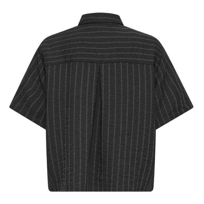 ICHI ( Dame ) - ICHI - IHFIENNA SH | SKJORTE BLACK AND WHITE STRIPE