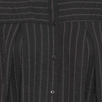 ICHI ( Dame ) - ICHI - IHFIENNA SH | SKJORTE BLACK AND WHITE STRIPE