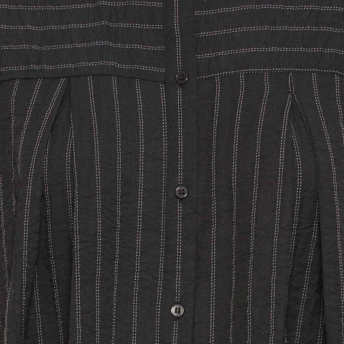 ICHI ( Dame ) - ICHI - IHFIENNA SH | SKJORTE BLACK AND WHITE STRIPE