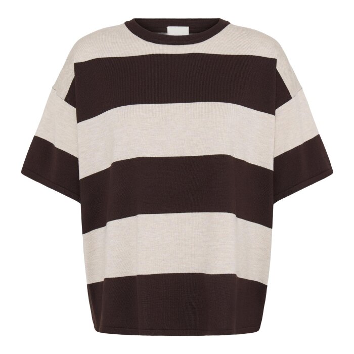 ICHI ( Dame ) - ICHI - IHLULS LOOSE | T-SHIRT WIDE STRIPE