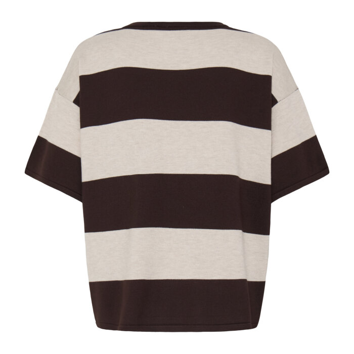 ICHI ( Dame ) - ICHI - IHLULS LOOSE | T-SHIRT WIDE STRIPE