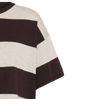 ICHI ( Dame ) - ICHI - IHLULS LOOSE | T-SHIRT WIDE STRIPE
