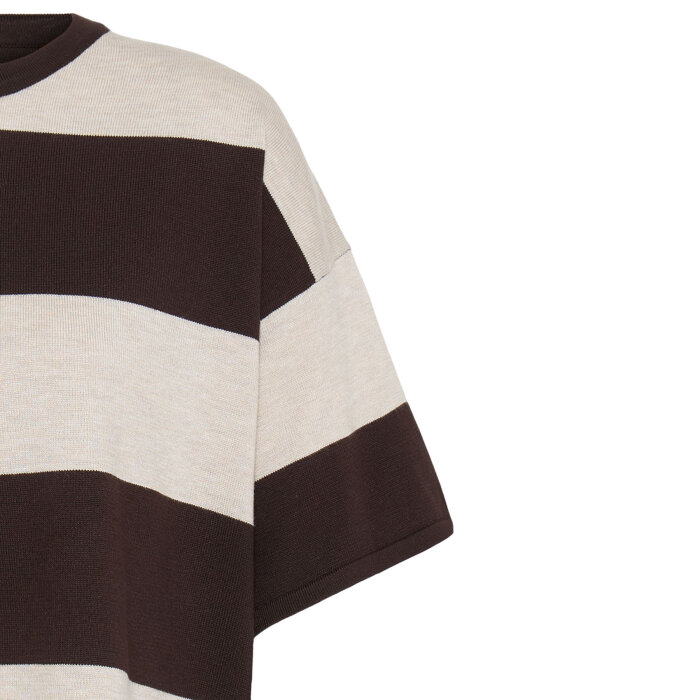 ICHI ( Dame ) - ICHI - IHLULS LOOSE | T-SHIRT WIDE STRIPE