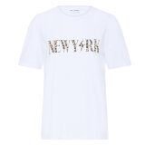 Pulz Jeans ( Dame ) - PULZ - PZDONIA | T-SHIRT BRIGHT WHITE Pulz Jeans ( Dame ) - PULZ - PZDONIA | T-SHIRT BRIGHT WHITE