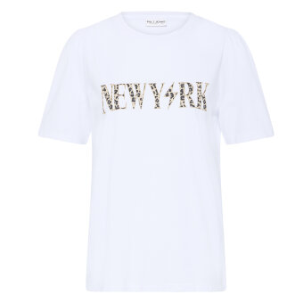 Pulz Jeans ( Dame )  - PULZ - PZDONIA | T-SHIRT BRIGHT WHITE