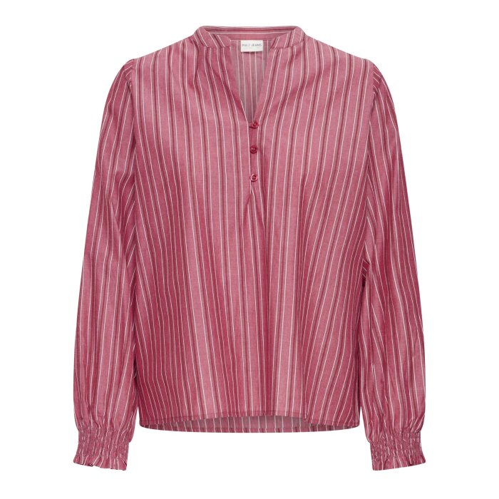 Pulz Jeans ( Dame )  - PULZ - PZDRINE BLOUSE | SKJORTE RUMBA RED