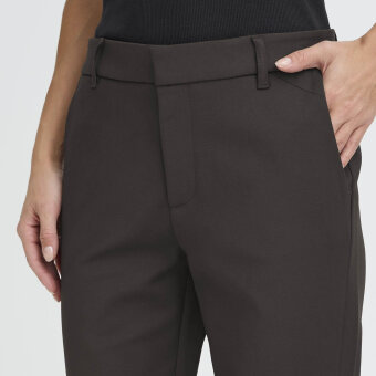 Pulz Jeans ( Dame )  - PULZ - PZBINDY HW PANT | BUKS ESPRESSO
