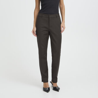 Pulz Jeans ( Dame )  - PULZ - PZBINDY HW PANT | BUKS ESPRESSO