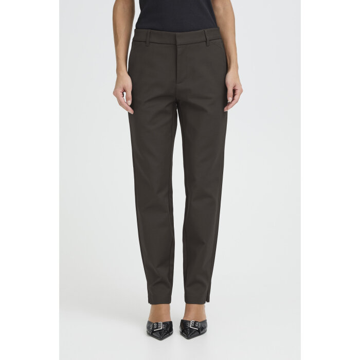 Pulz Jeans ( Dame )  - PULZ - PZBINDY HW PANT | BUKS ESPRESSO