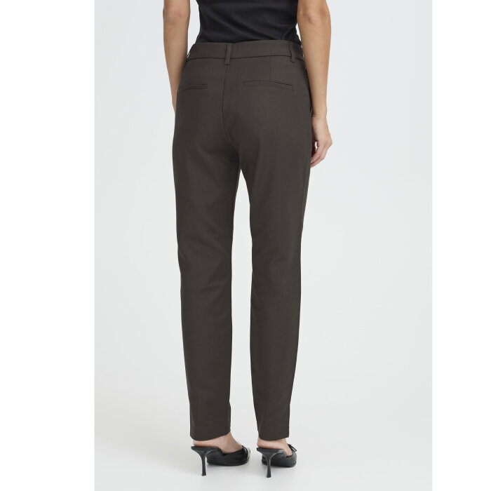 Pulz Jeans ( Dame )  - PULZ - PZBINDY HW PANT | BUKS ESPRESSO