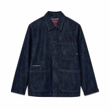 Mos Mosh Gallery - Mos Mosh - Micca selvedge jacket | Overshirt Dark Blue Denim Mos Mosh Gallery - Mos Mosh - Micca selvedge jacket | Overshirt Dark Blue Denim