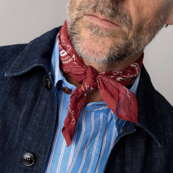 Mos Mosh Gallery - Mos Mosh - Martin neckerchief | Tørklæde Burnt Russet