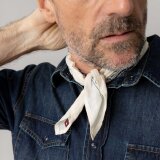 Mos Mosh Gallery - Mos Mosh - Martin neckerchief | Tørklæde Ecru Mos Mosh Gallery - Mos Mosh - Martin neckerchief | Tørklæde Ecru